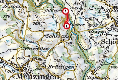 Menzingen: Wanderweg nach Felssturz gesperrt