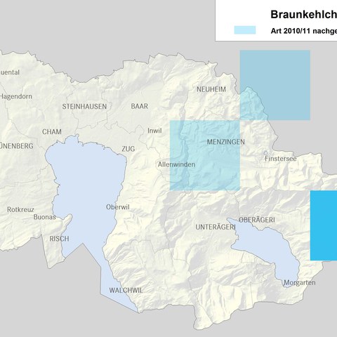 Verbreitungskarte Braunkehlchen