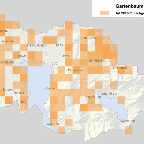 Verbreitungskarte Gartenbaumläufer