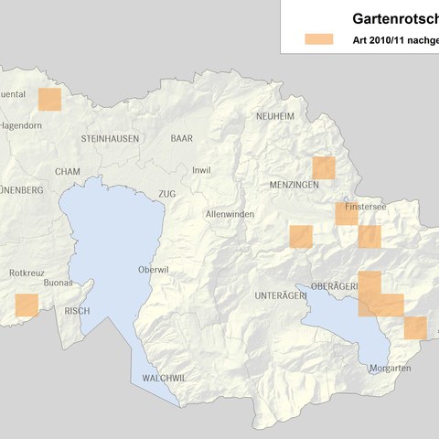 Verbreitungskarte Gartenrotschwanz