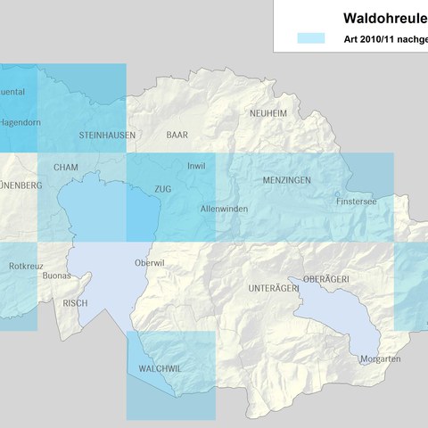 Verbreitungskarte Waldohreule