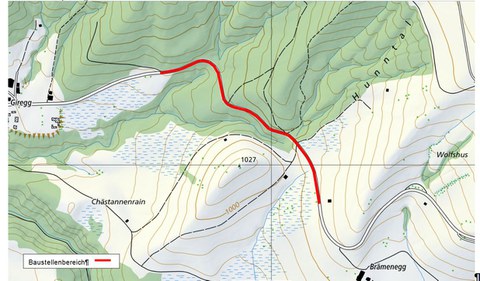 Die Ratenstrasse wird gesperrt