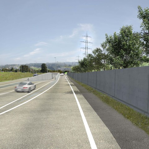 Südstrasse (Visualisierung).