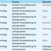 Lehrplan 21: Start der Kickoff-Veranstaltungen