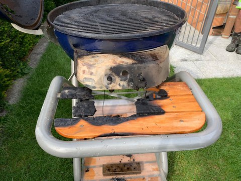 #31: Brand eines Gasgrills