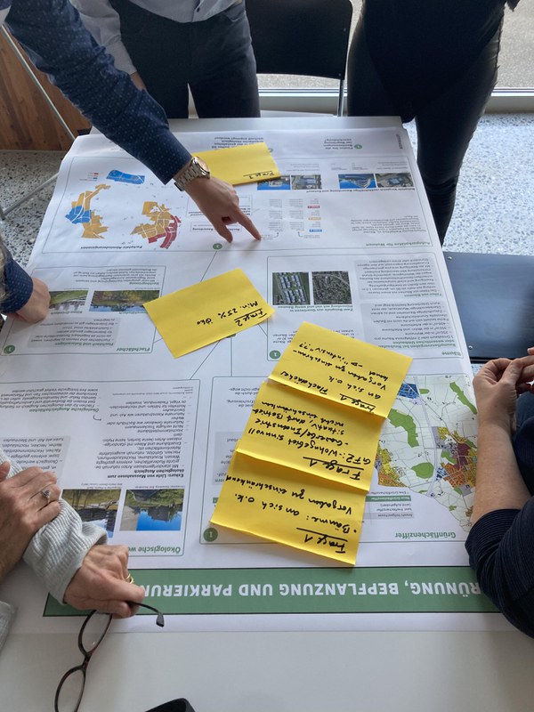 Gruppenarbeit Dritter Gemeinde-Workshop zur Ortsplanungsrevision