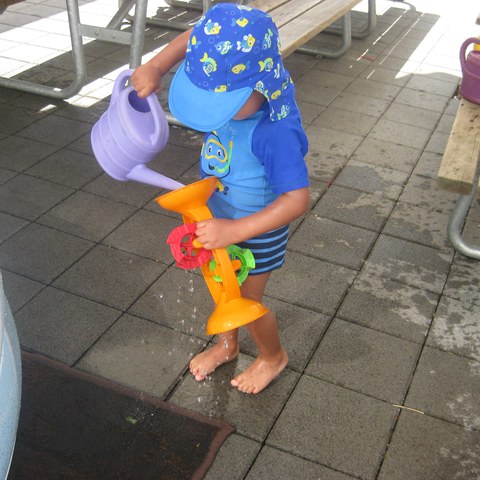 Wasser umleeren