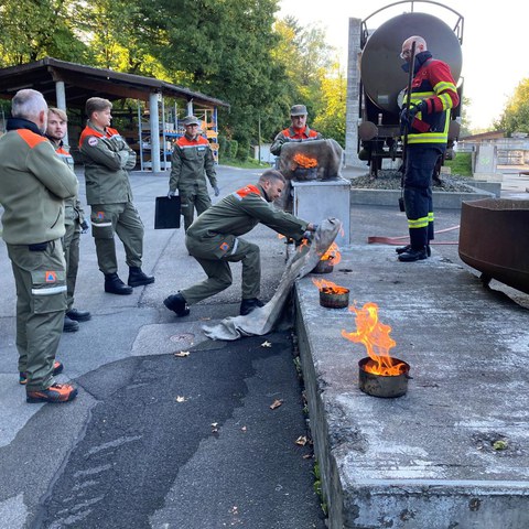 Brandbekämpfung von Entstehungsbränden