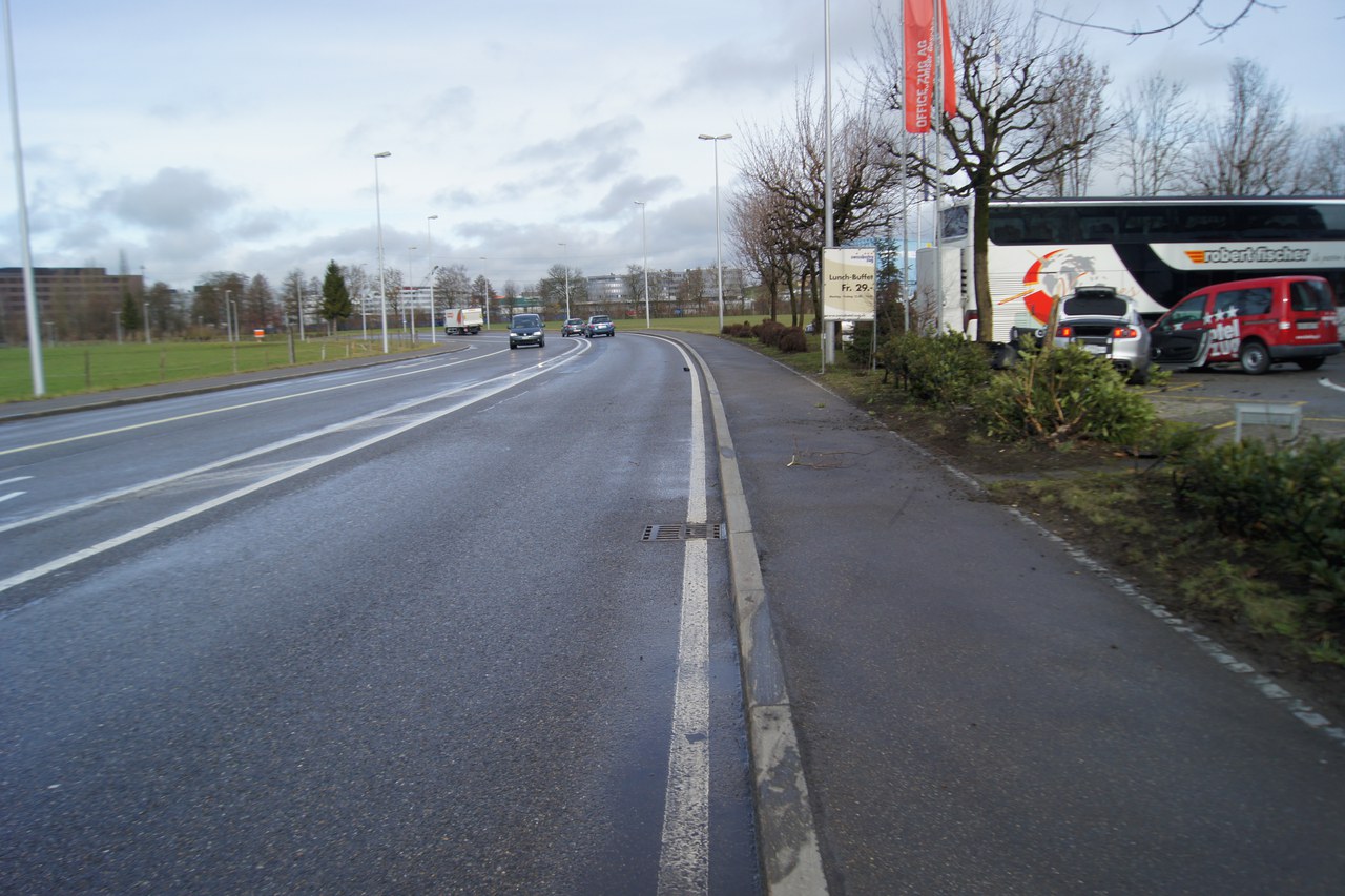 Unfallstelle vor Swissmotel