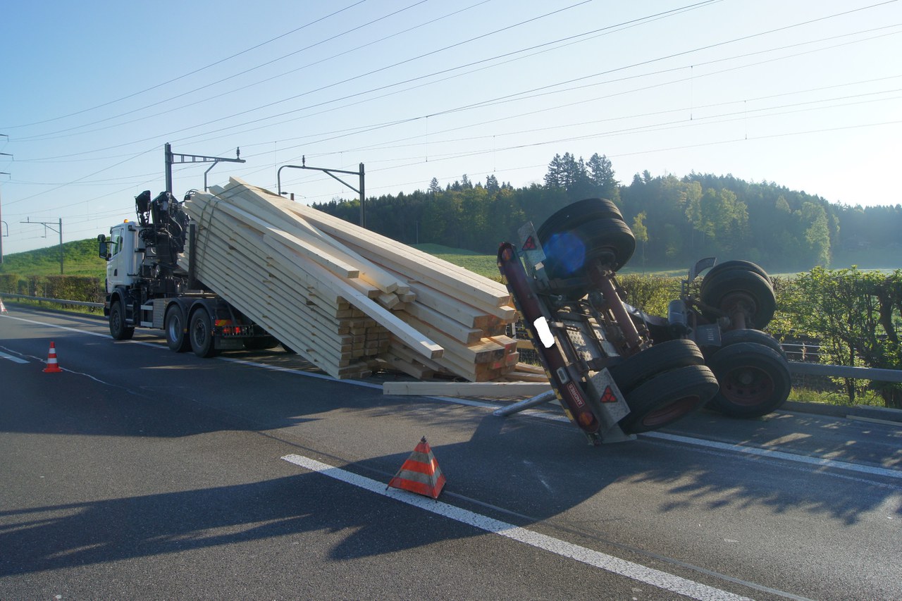 Unfallstelle Autobahn