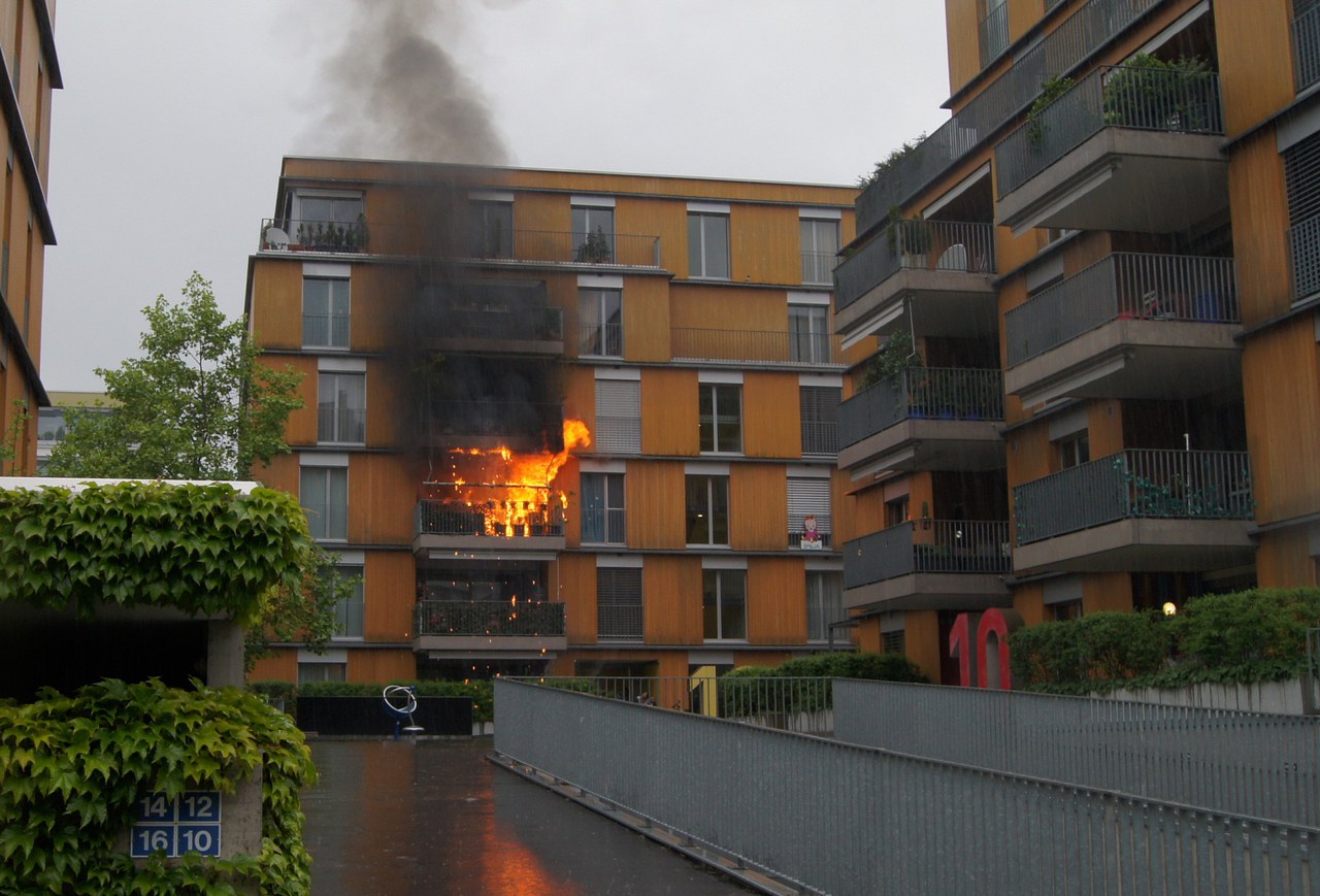 Brand Eichwaldstrasse