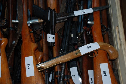 Abgegebene Waffen