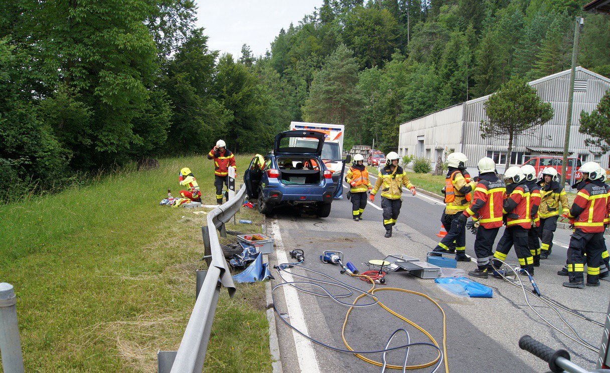 Unfallstelle beim alten Werkhof