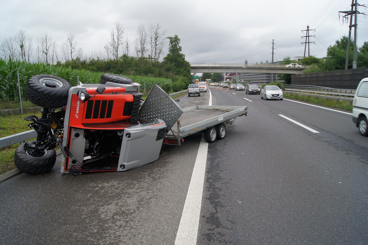 Unfallstelle A14