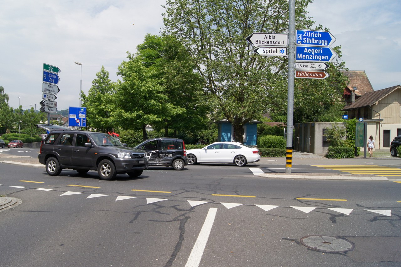 Unfallstelle Rathausstrasse/Neugasse