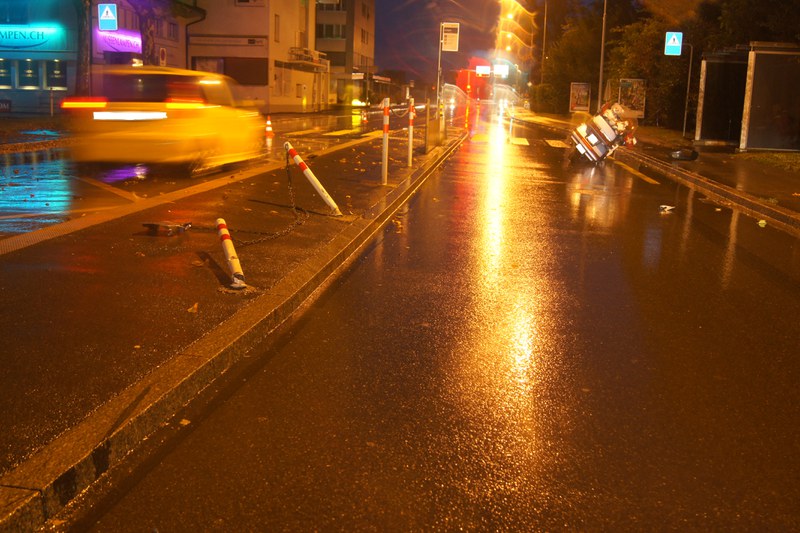 Motorradlenker verunfallt
